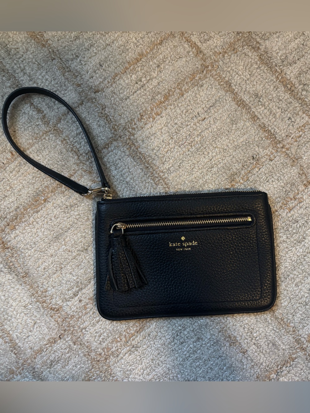 Kate Spade Black Wristlet Wallet